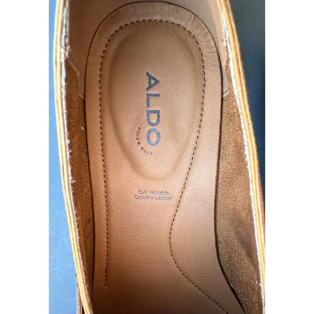 ALDO Marinho Loafers Brown (Cognac Leather Smooth) Men's 11 US Size - Picture 10 of 15